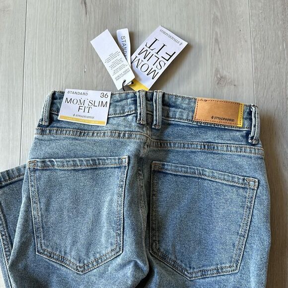 Stradivarius Moms Slim Fit Standard Size 4 Nwt‎ - Picture 8 of 8